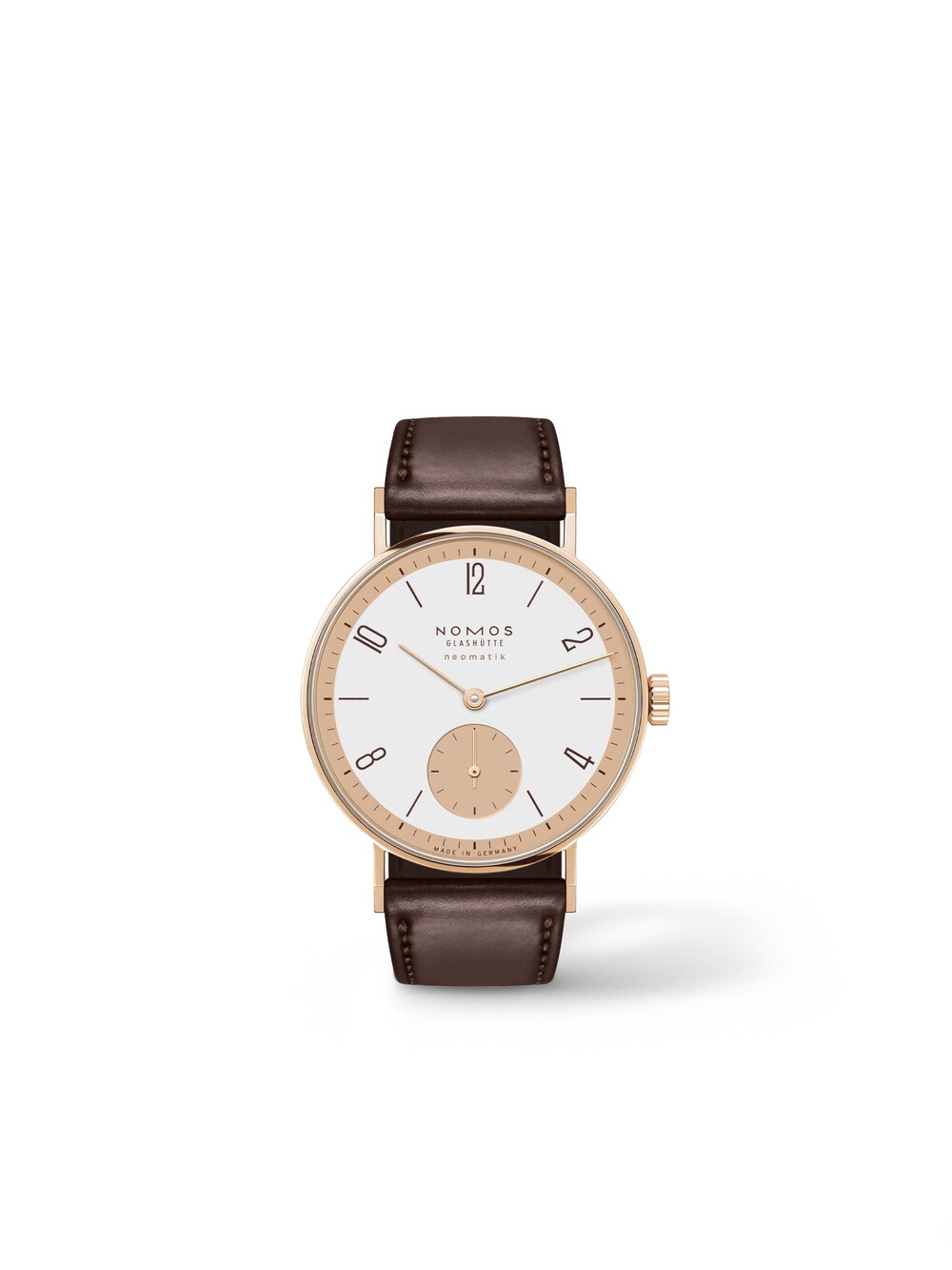 Rose Gold GlashÃ¼tte Tangente Rose Gold GlashÃ¼tte Damenuhr Nomos