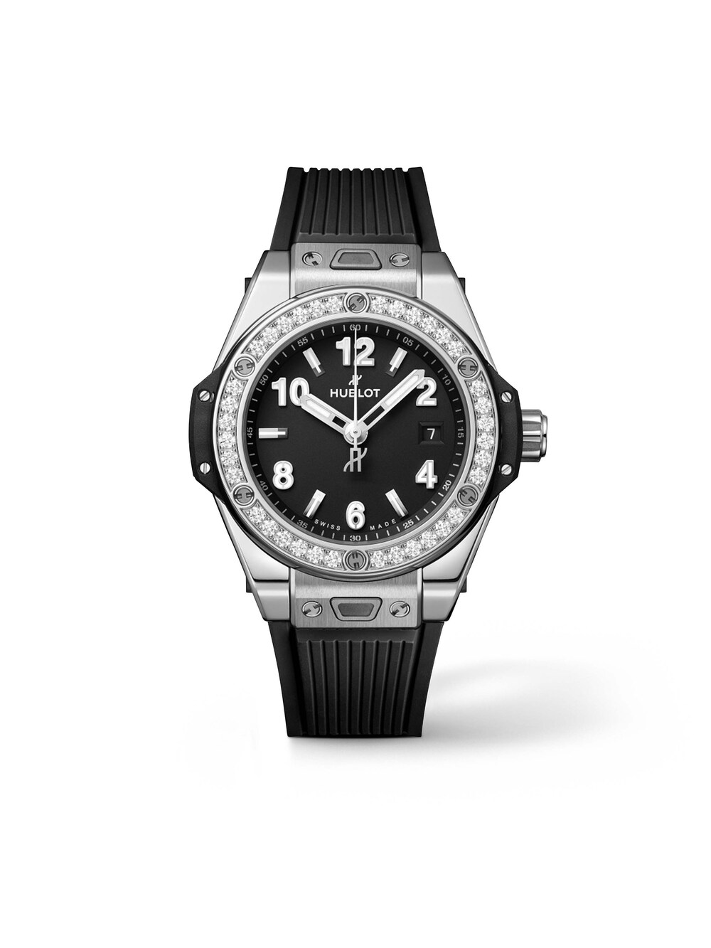 Big Bang One Click Steel Diamonds Hublot Wempe Jewelers