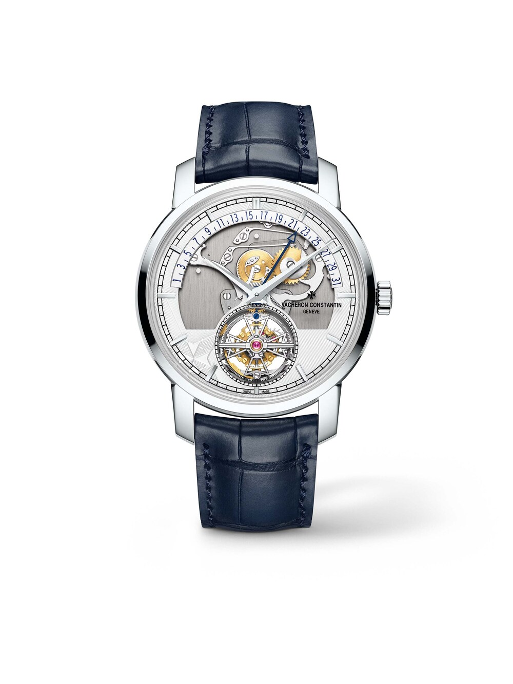Traditionnelle Tourbillon Retrograde Datumsanzeige Openface  display picture 3