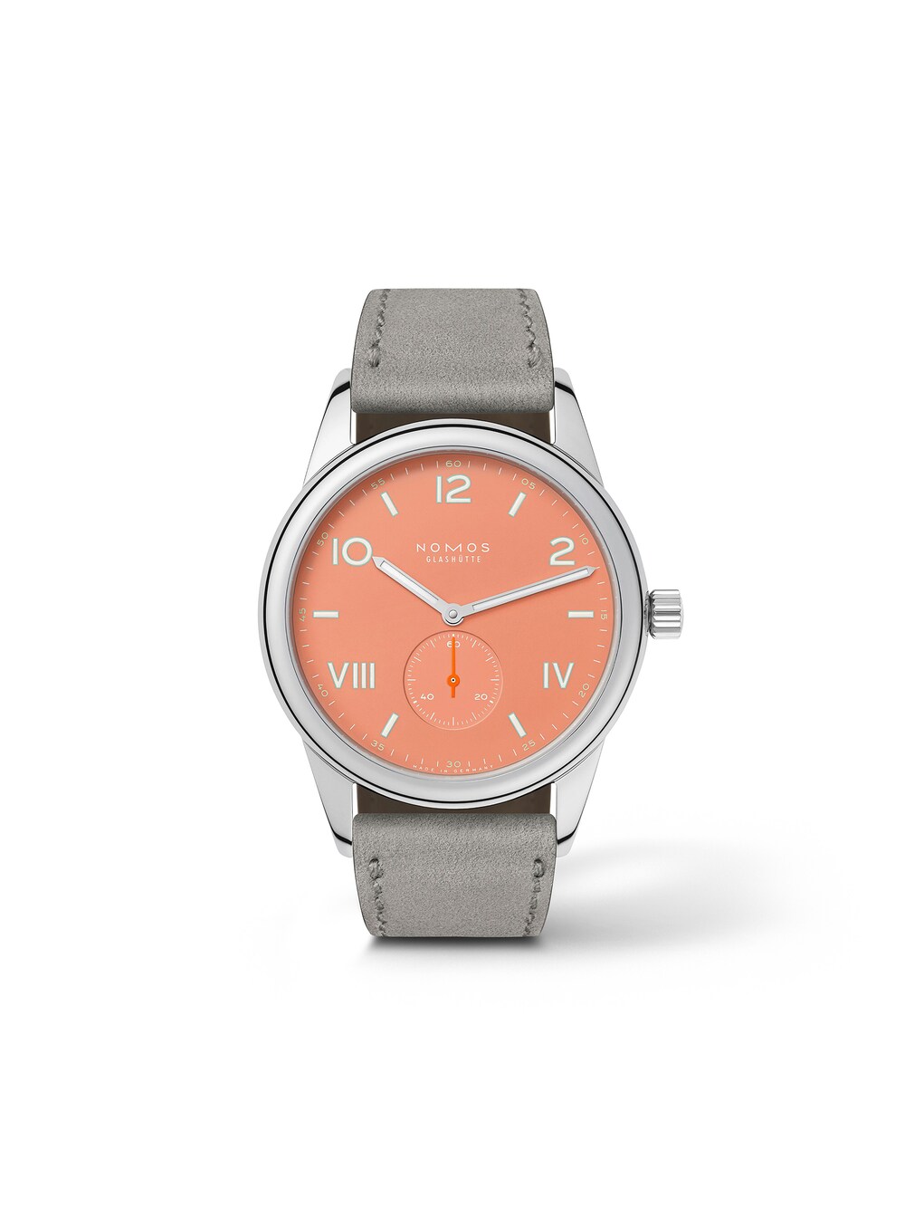 Club Campus 38 cream coral Nomos Wempe Jewelers