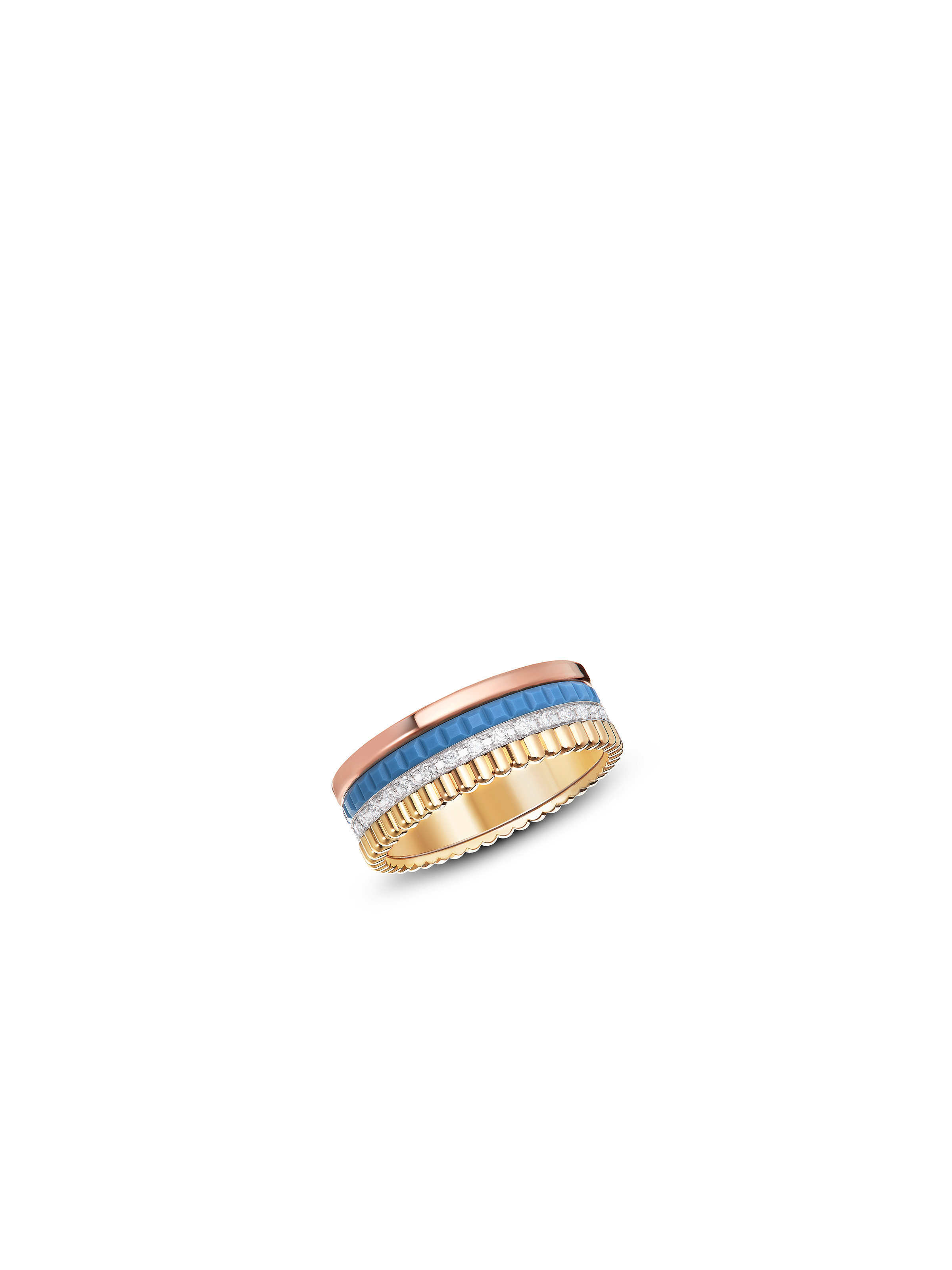 Quatre blue edition 2024 small ring