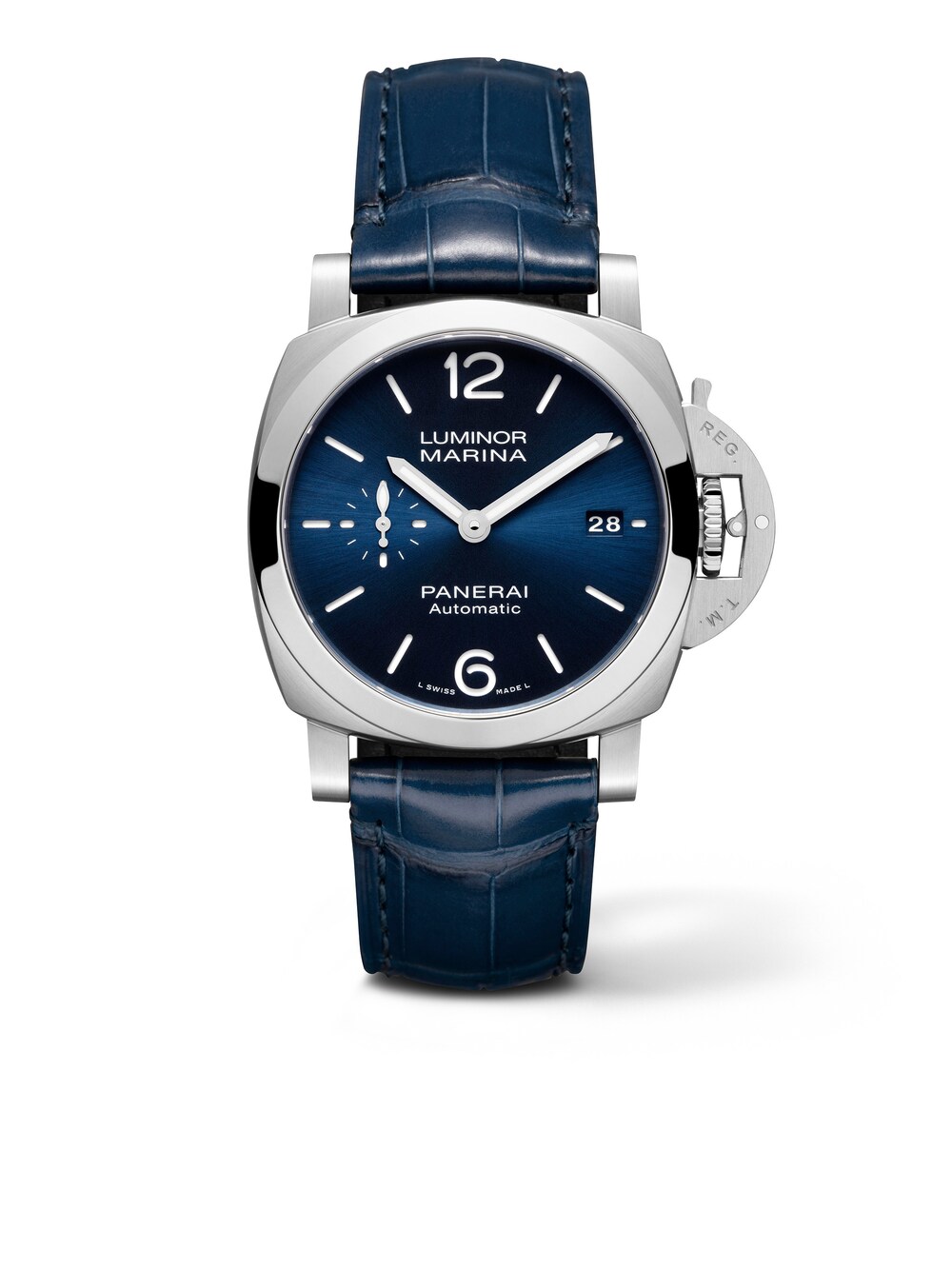 Cinturino In Gomma Nero Per Orologio Panerai 40mm - 22mm Di Larghezza - Ewatchparts