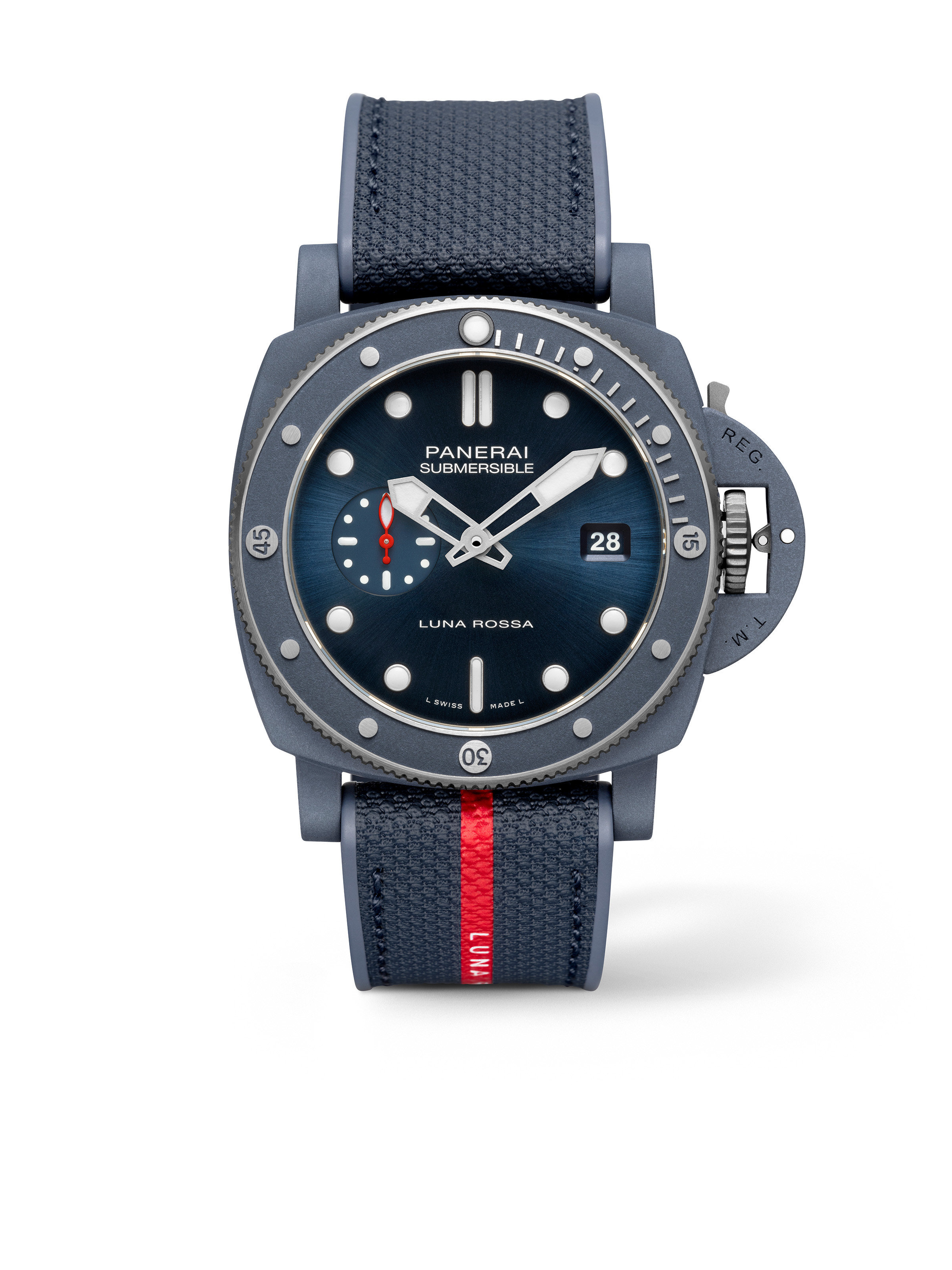 Submersible QuarantaQuattro Luna Rossa Ti-Ceramitech | Panerai | Wempe ...