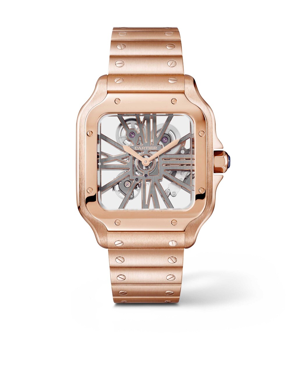 Cartier Santos Acero Y Oro Rosa Reloj Santos-Dumont