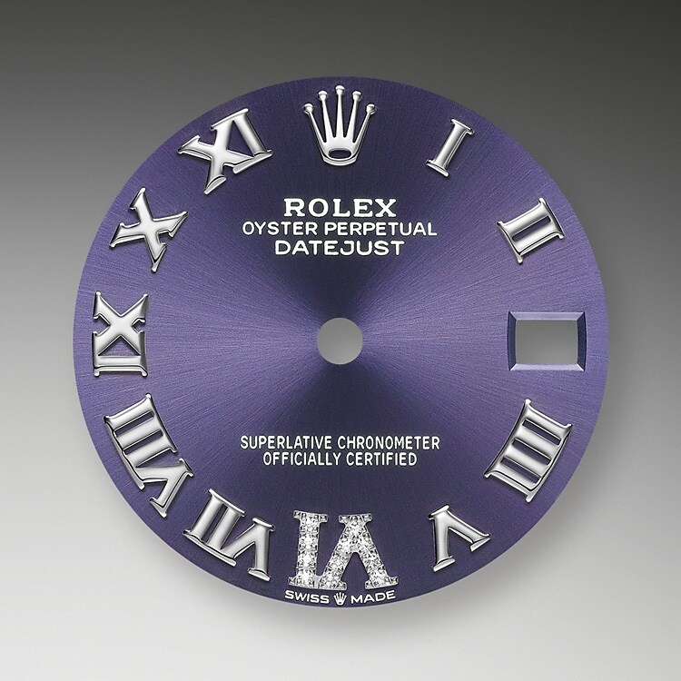 The dial is the distinctive face of a Rolex watch, the feature most responsible for its identity and readability. Characterised by hour markers fashioned from gold to prevent tarnishing, every Rolex dial is designed and manufactured in-house, largely by hand to ensure perfection.