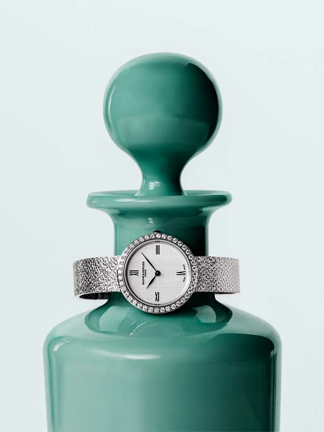 Baume & Mercier Joia on a bottle neck