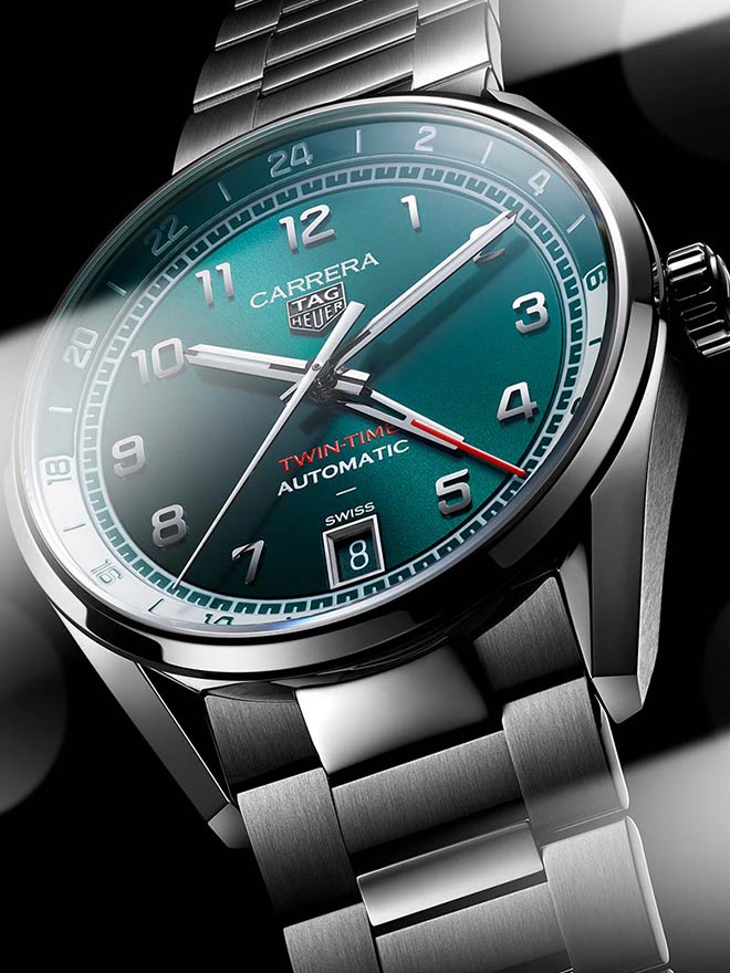 TAG Heuer Carrera mit grünem Zifferblatt