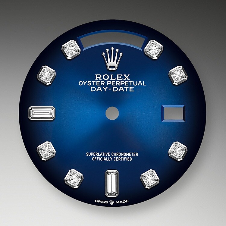 Das Zifferblatt verleiht einer Rolex Armbanduhr ein Gesicht sowie eine eigene Identität und sorgt überdies für perfekte Ablesbarkeit.