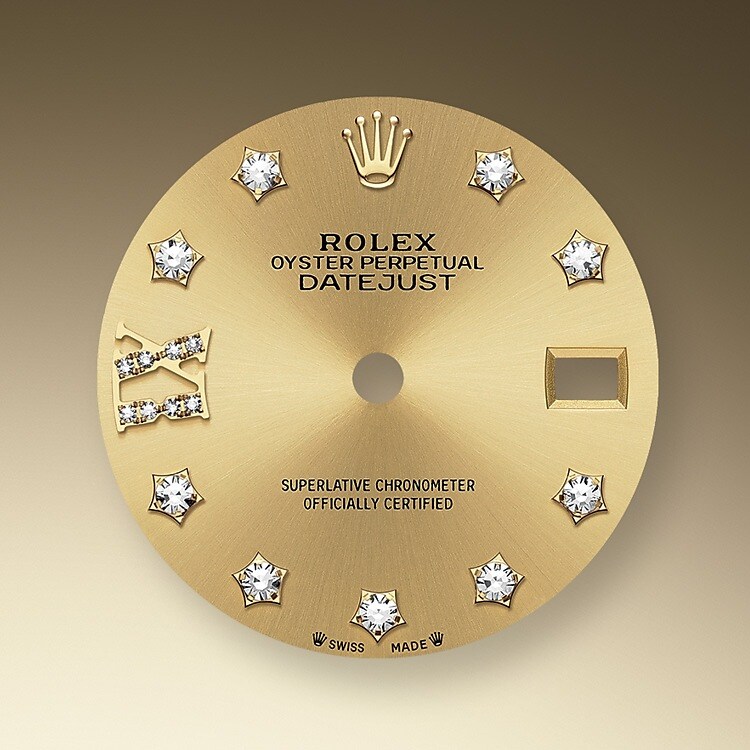 Le cadran confère aux montres Rolex leur apparence caractéristique : il est le premier garant de leur identité et de leur lisibilité. Reconnaissables à leurs index des heures, fabriqués en or afin de ne jamais ternir, tous les cadrans Rolex sont mis au point et fabriqués en interne, en grande partie à la main pour un résultat parfait.
