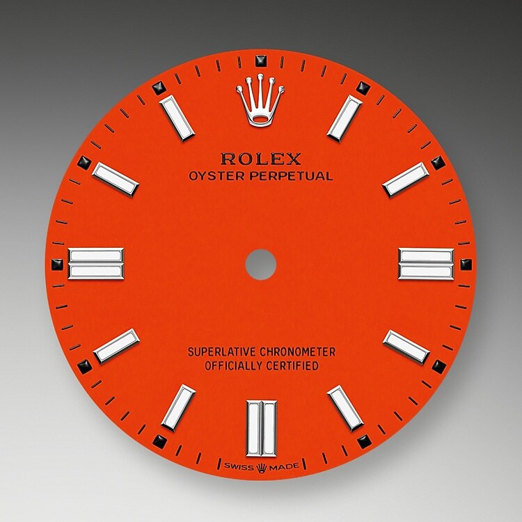 Das Zifferblatt verleiht einer Rolex Armbanduhr ein Gesicht sowie eine eigene Identität und sorgt überdies für perfekte Ablesbarkeit.