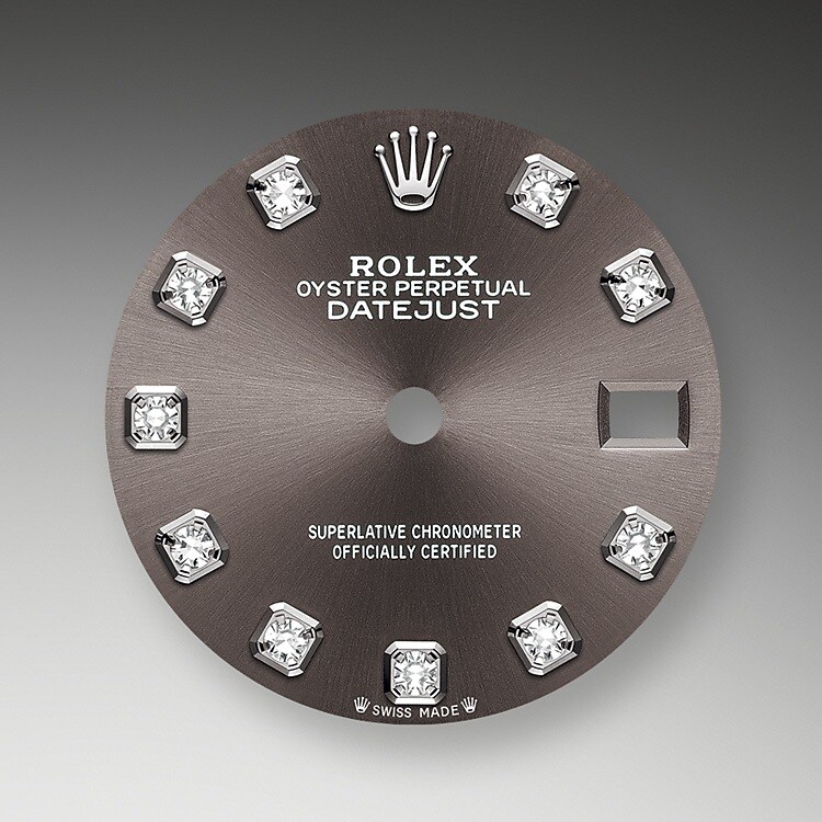 The sunray finish on Rolex dials is a predominant method in watchmaking of achieving pure metallic colour dials such as shades of silver grey, rhodium or ruthenium.