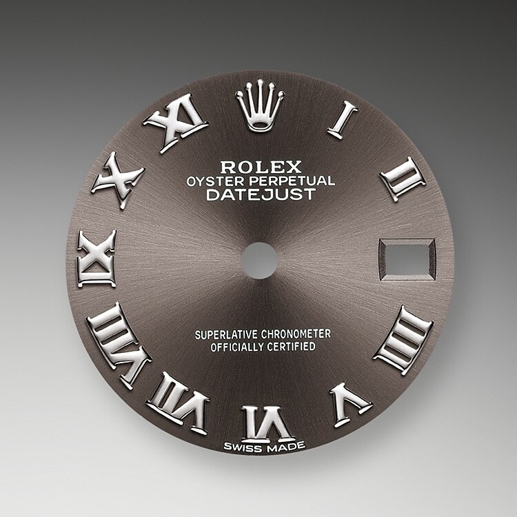 Der Radialschliff auf den Rolex Zifferblättern ist in der Uhrmacherei ein bevorzugtes Verfahren, um Farbe mit einem intensiven Metallton auf das Zifferblatt aufzubringen, wie es bei Silbergrau, Rhodium und Ruthenium der Fall ist. Meistens dient eine galvanische Versilberung als Grundschicht für den Radialschliff. Auf die so vorbereiteten Zifferblätter wird dann eine weitere Farbe aufgetragen. Manchmal werden Farbtöne − wie Champagner − aus mehreren Metallen erzeugt.