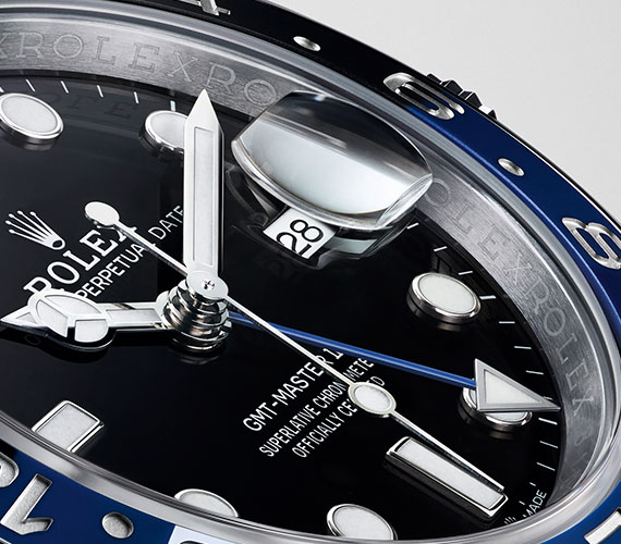 Frontansicht einer Rolex GMT-Master II