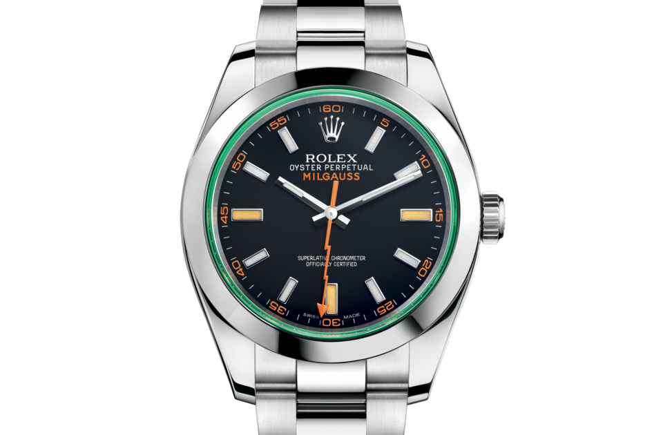 rolex oyster perpetual milgauss superlative chronometer officially certified