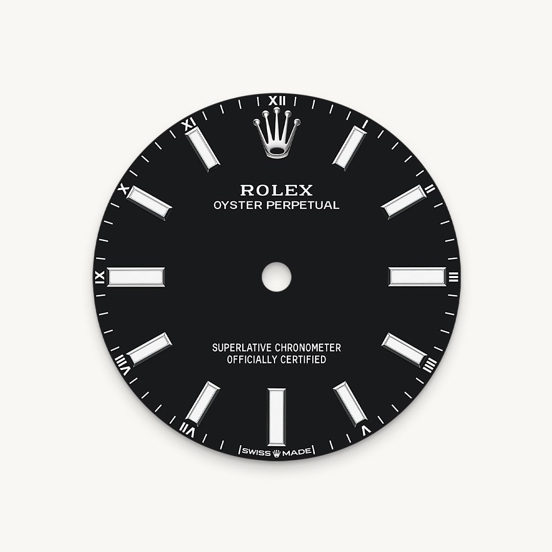Black dial