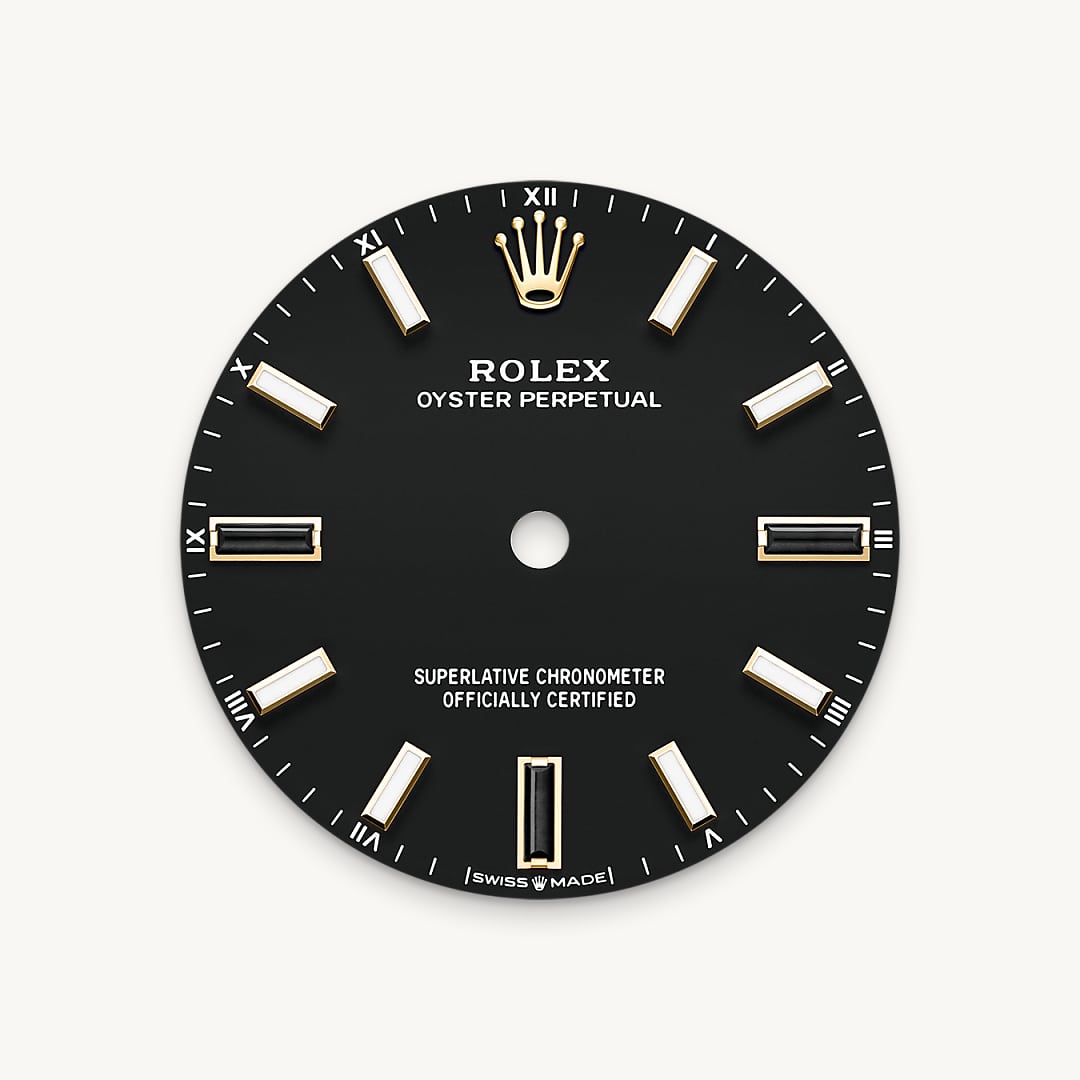 Black dial