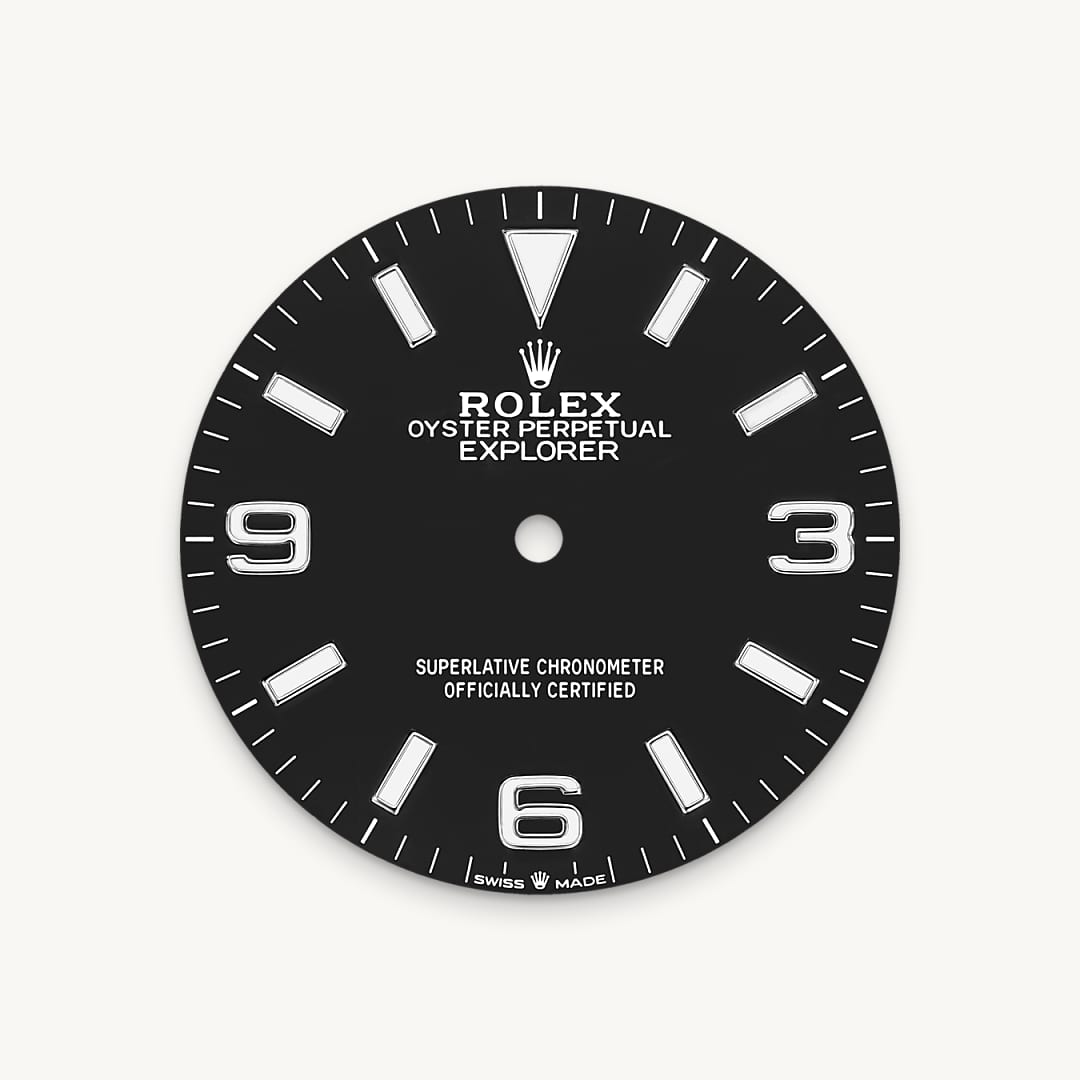 Black dial