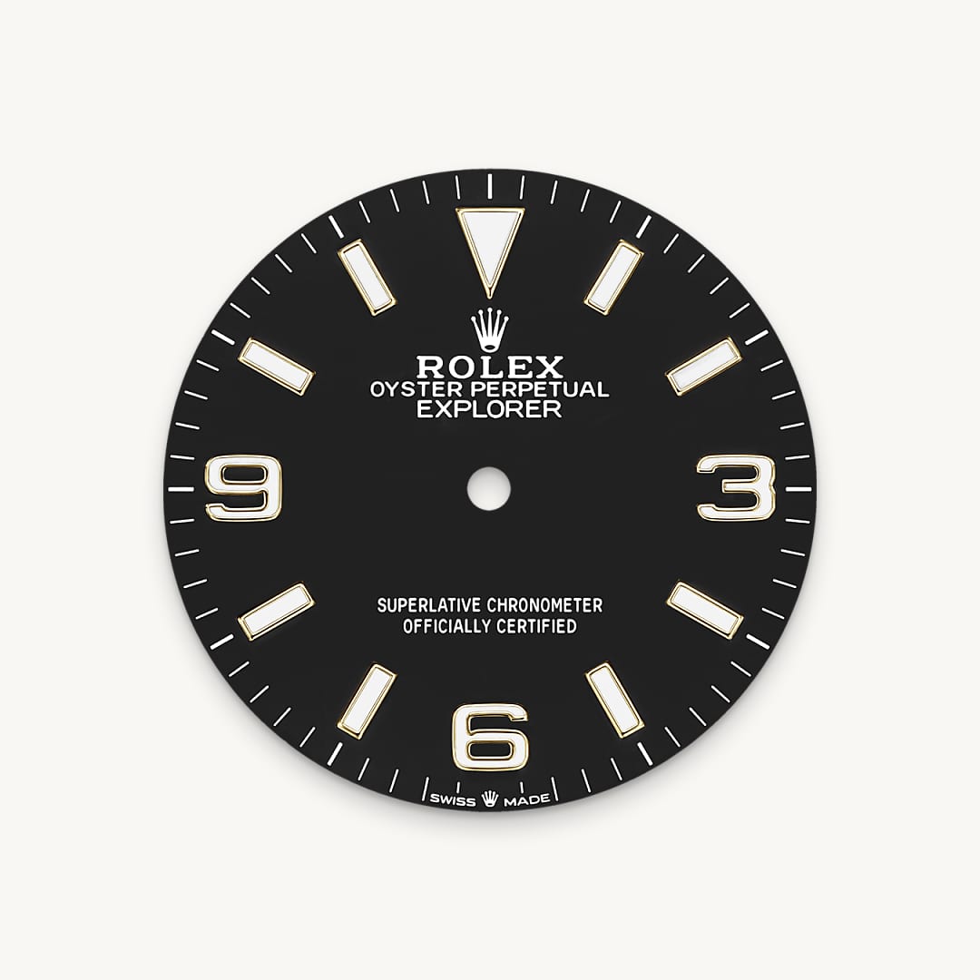 Black dial