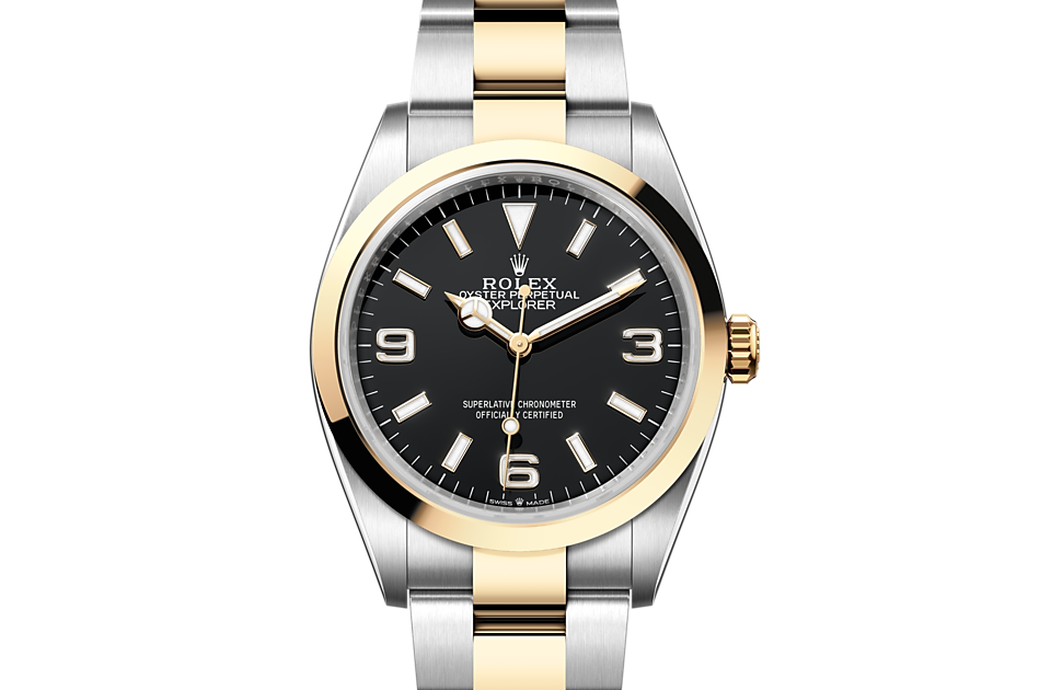Rolex Explorer 36 in Edelstahl Oystersteel und Gold, m124273-0001 