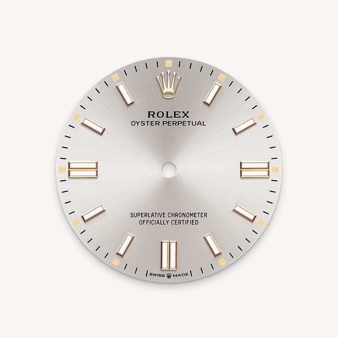 Silver dial