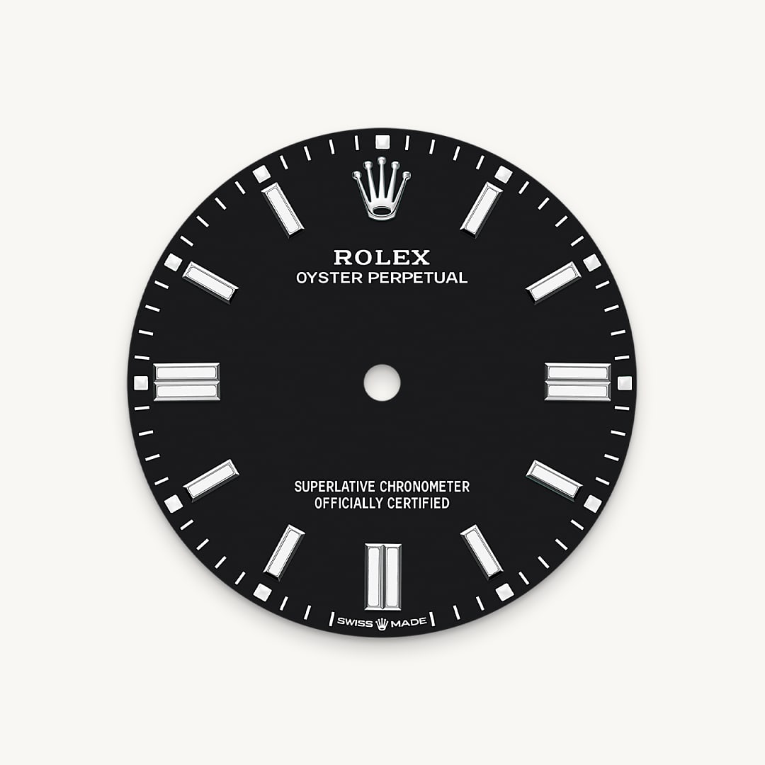 Black dial