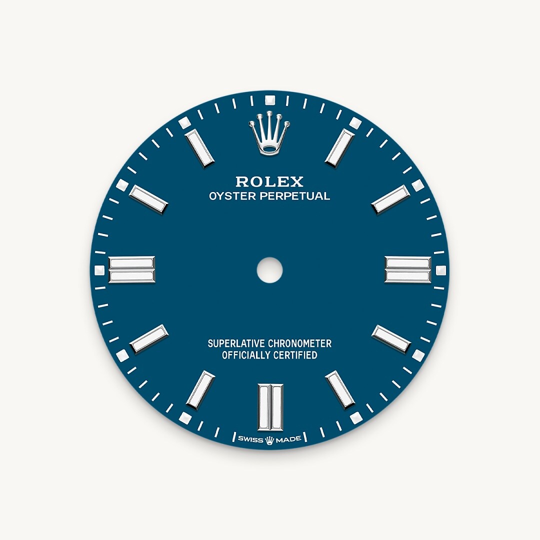 Zifferblatt in Med blue