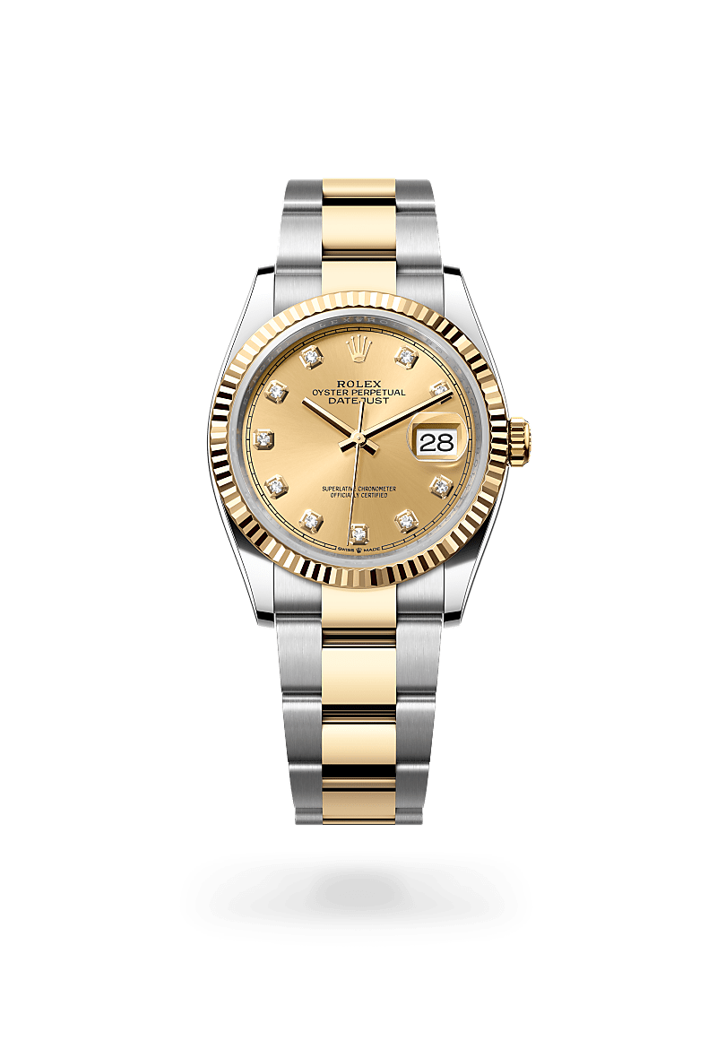 Rolex Datejust 36 in Rolesor gelb (Kombination aus Edelstahl 