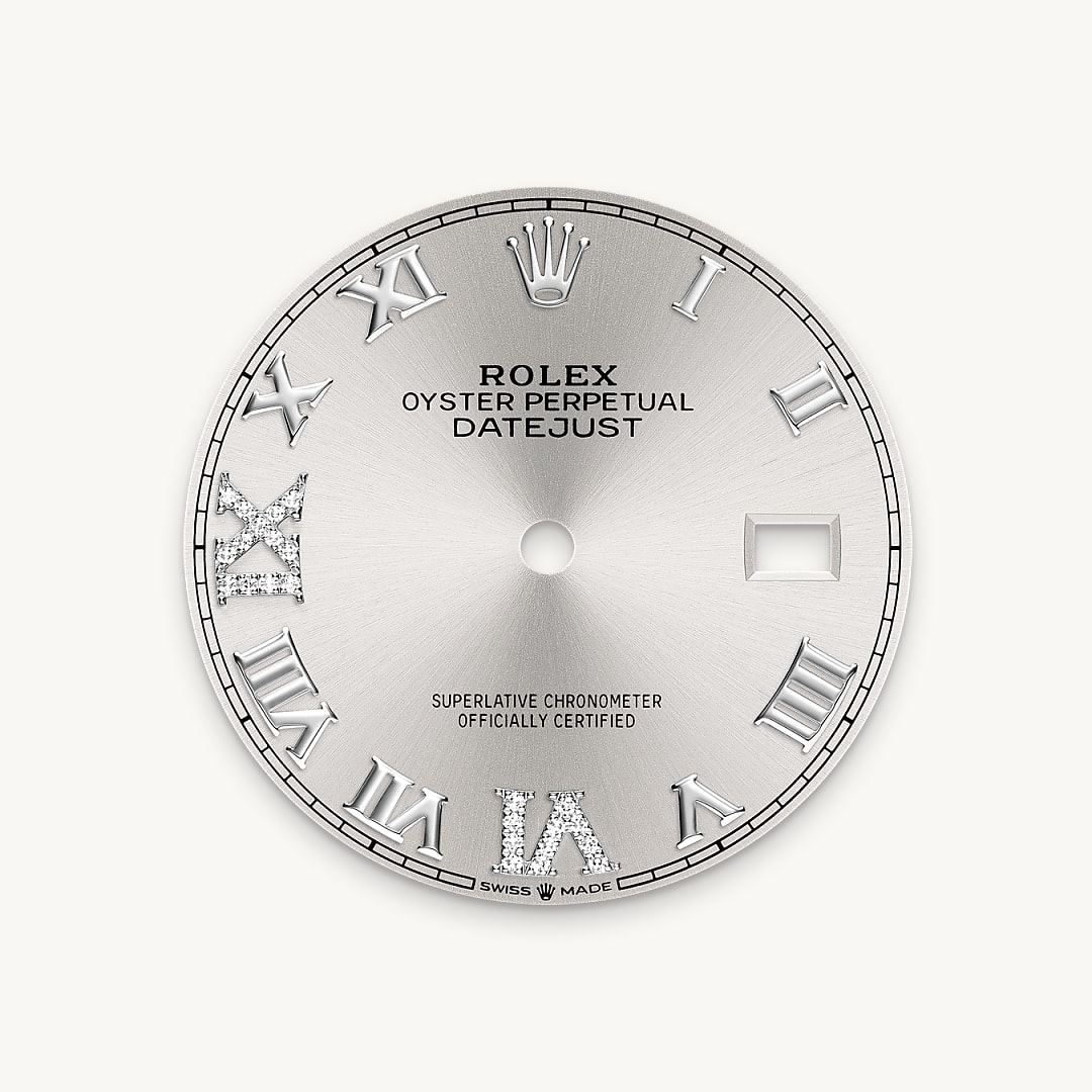 Silver dial