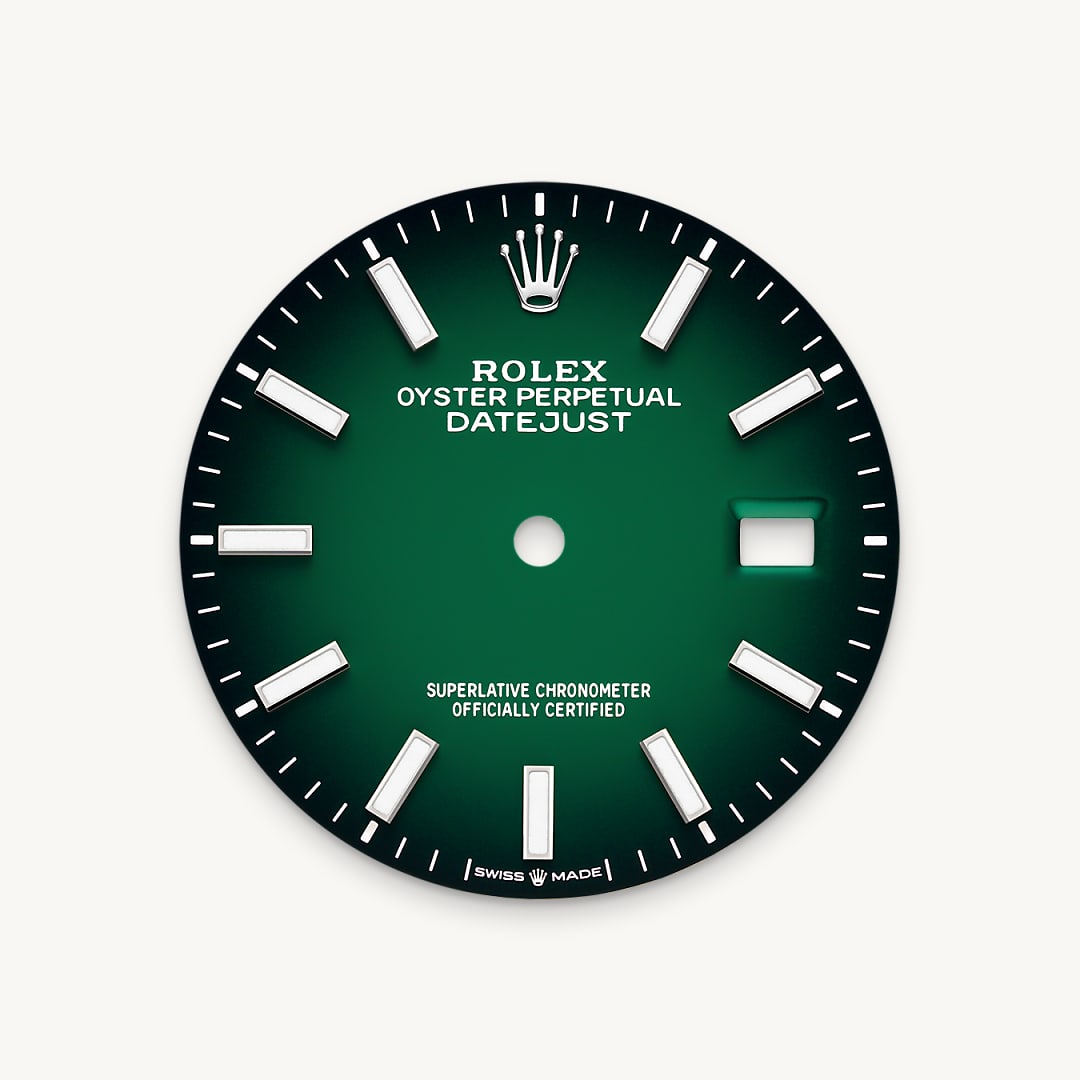 Green ombré dial