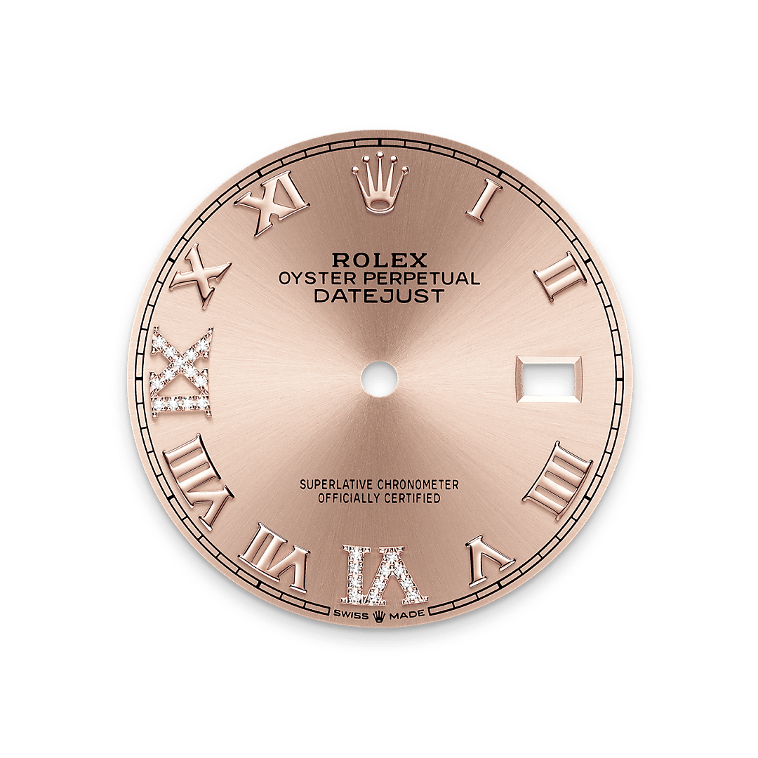 Cadran couleur rosé