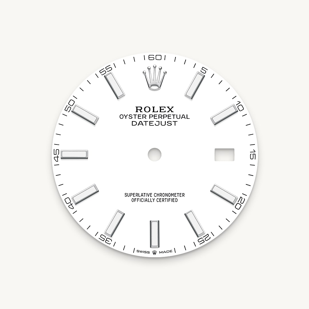 White dial