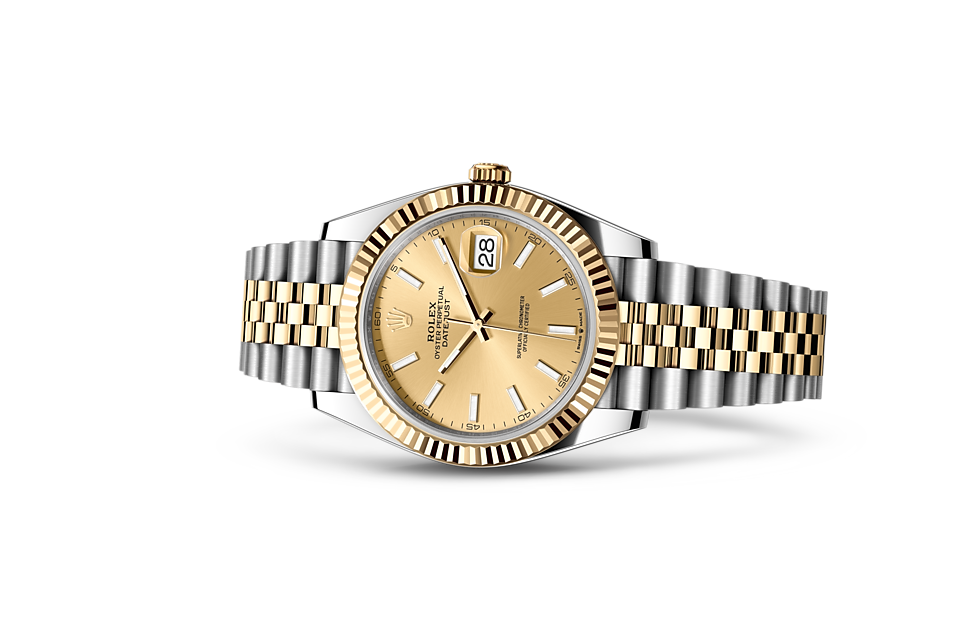 Rolex Datejust 41 in Oystersteel and 