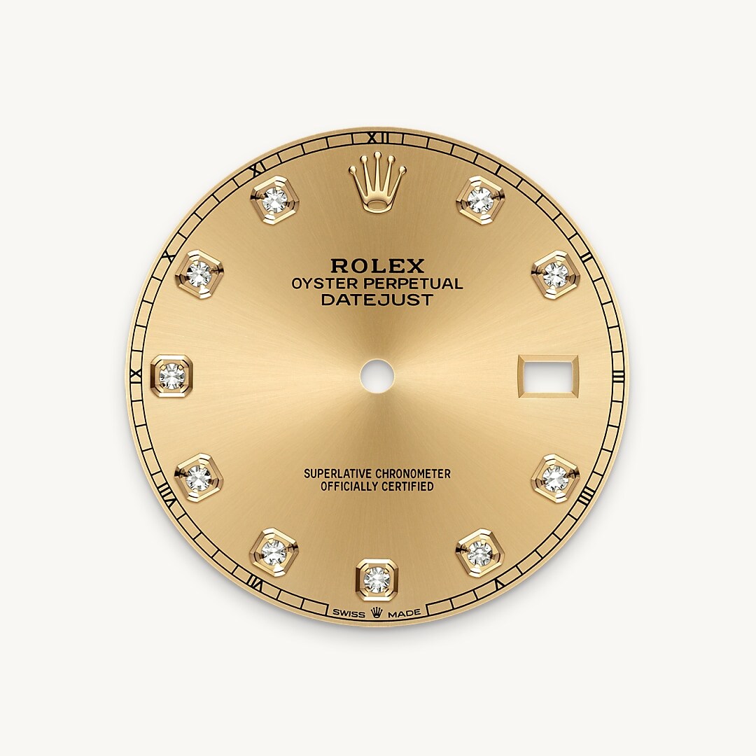 Champagne-colour dial