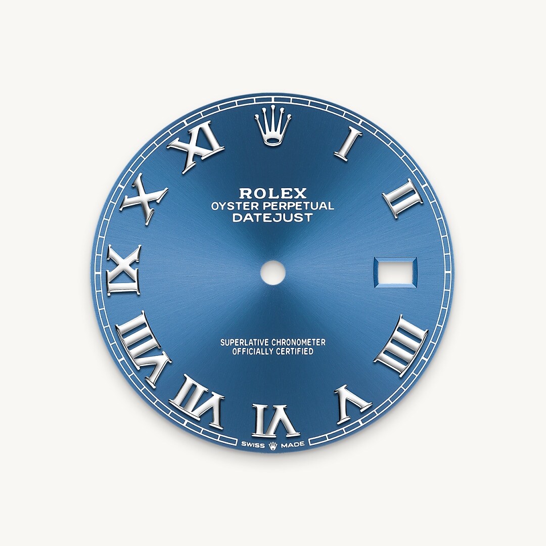 Zifferblatt in Azzurroblau