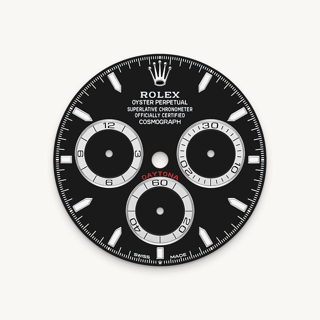 Black dial