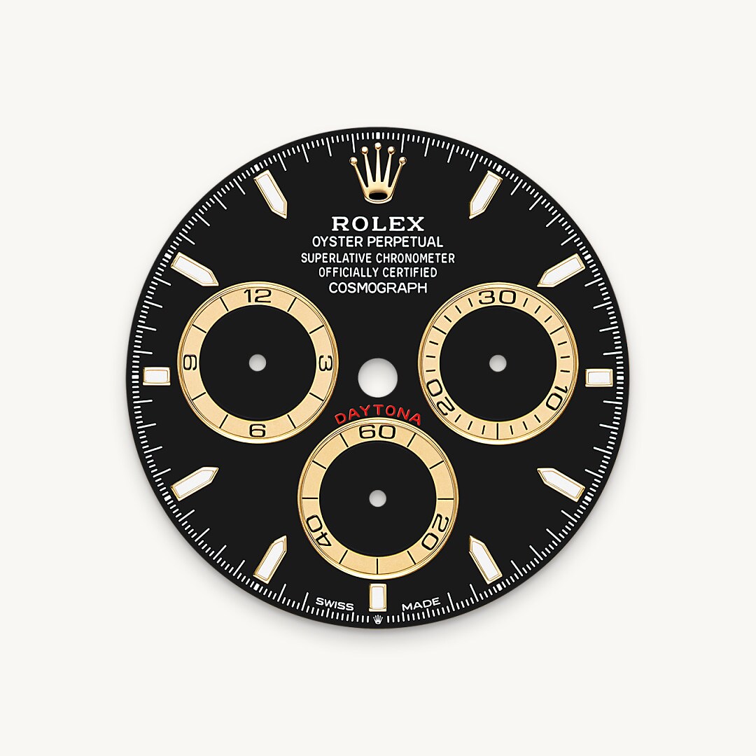 Black dial