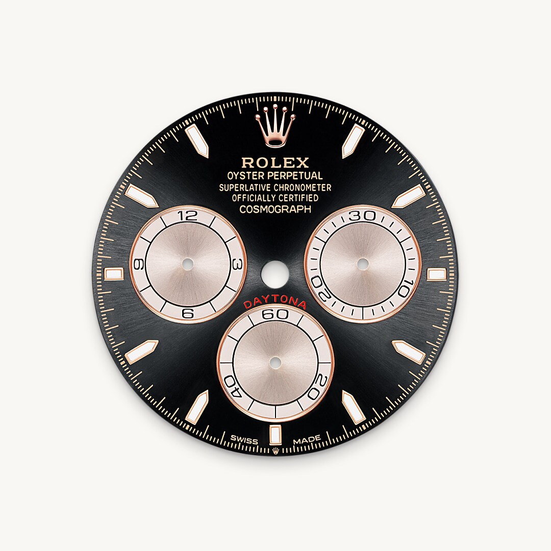 Bright black and Sundust dial