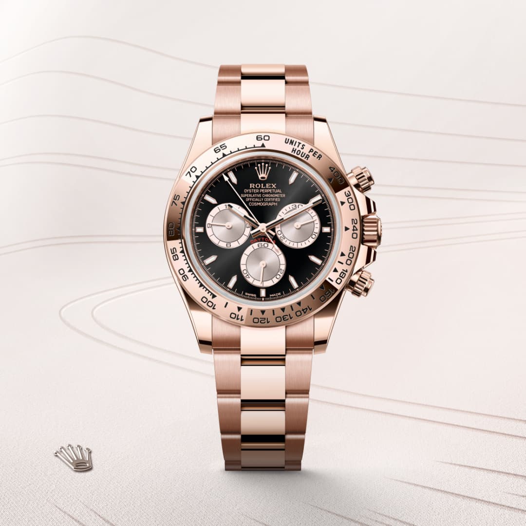 Rolex Cosmograph Daytona in 18 kt Everose gold, M126505-0001