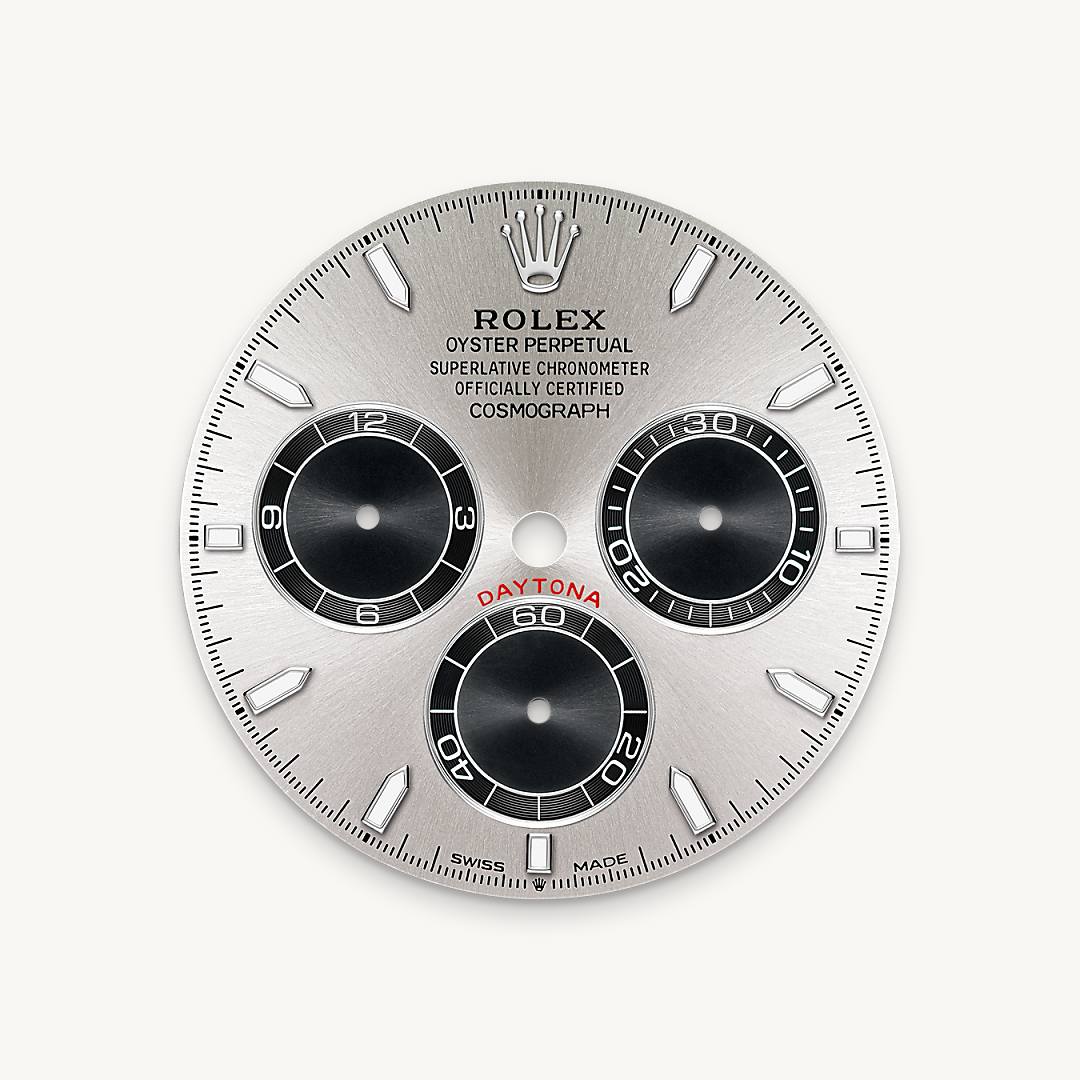 Steel and bright black dial