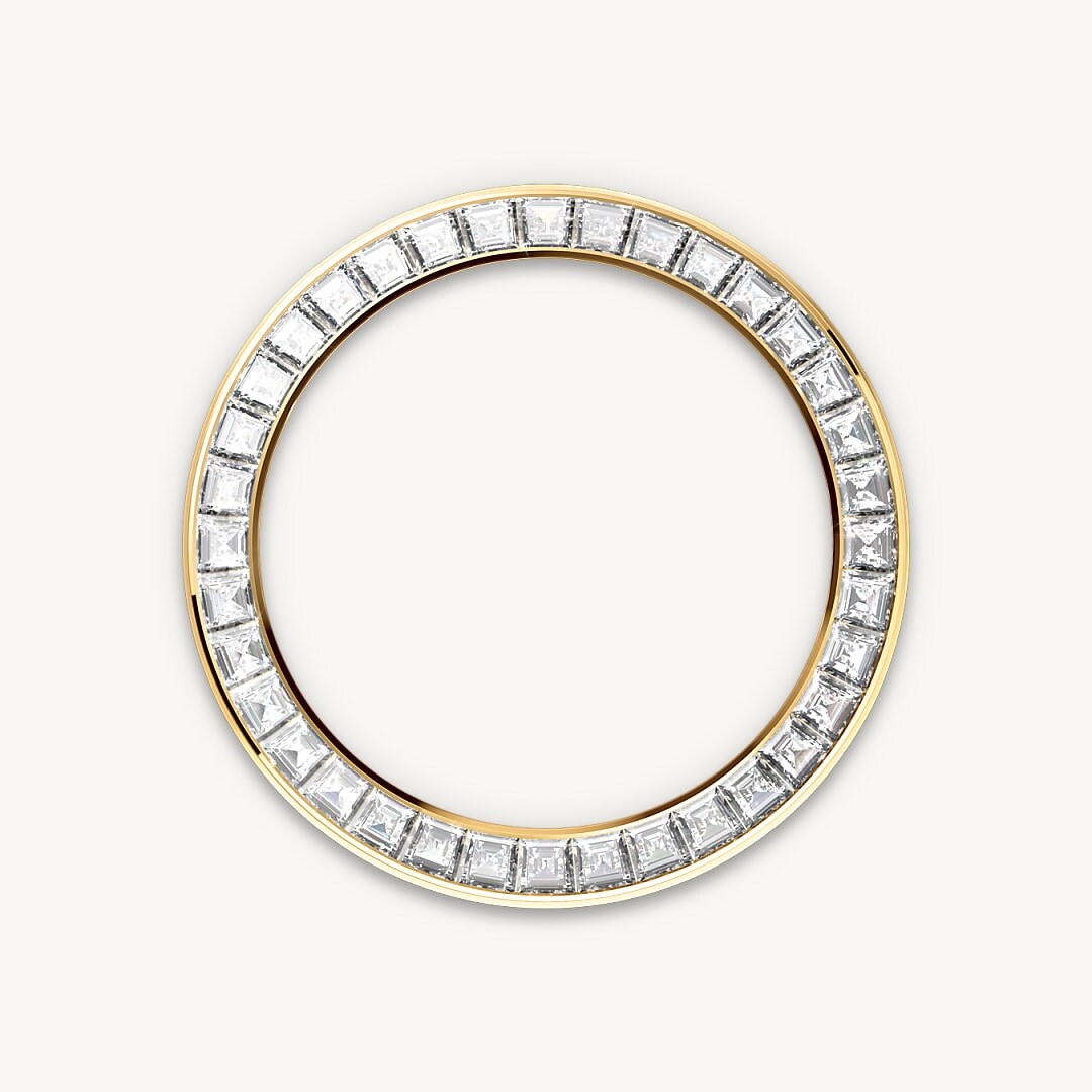 Diamantbesetzte Lünette