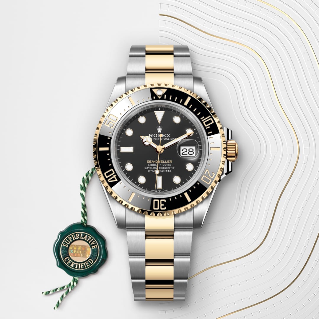 Rolex Sea-Dweller in Rolesor gelb (Kombination aus Edelstahl