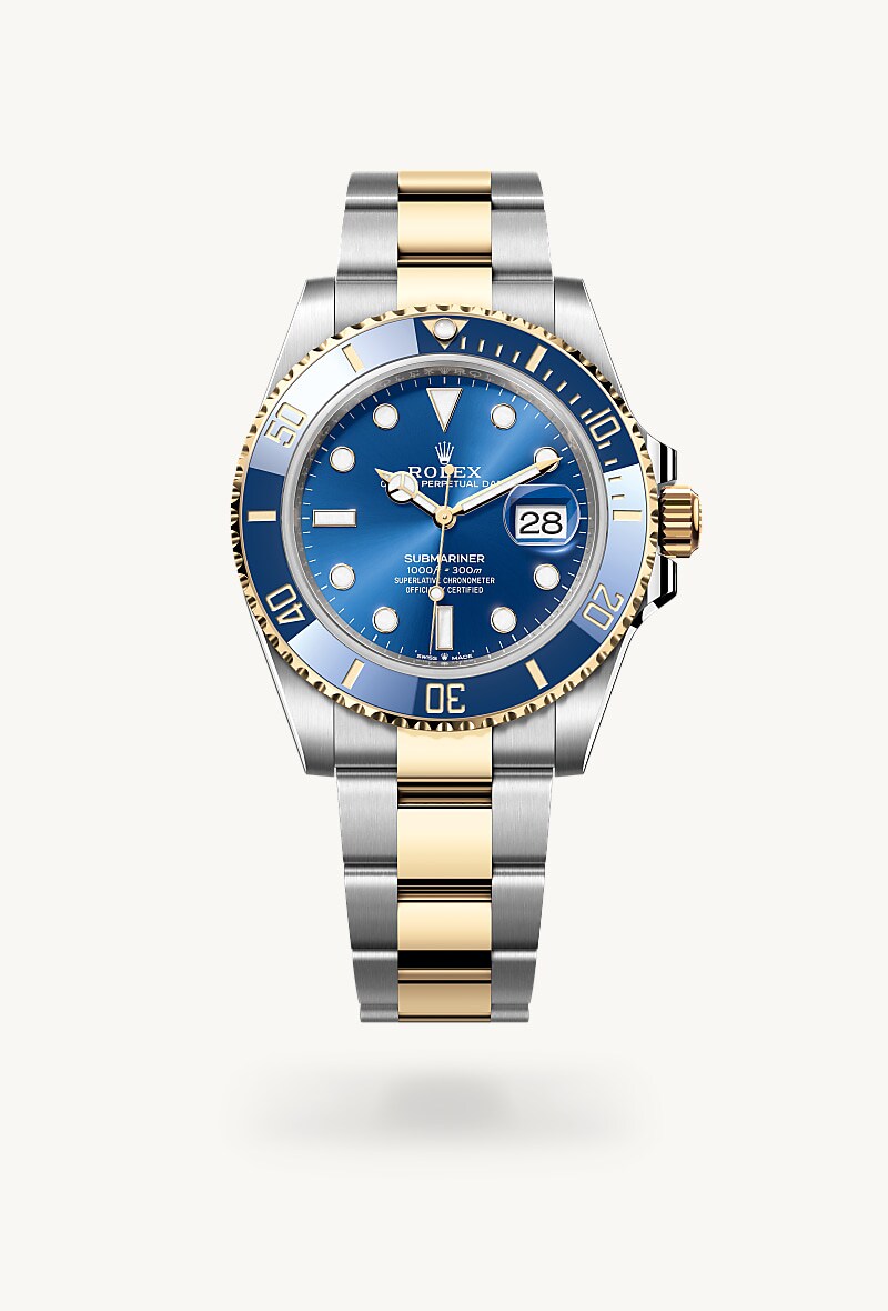 Gold Steel Submariner Keramik LÃ¼nette Submariner 41mm Rolex