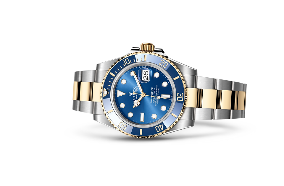 submariner date oystersteel and yellow gold