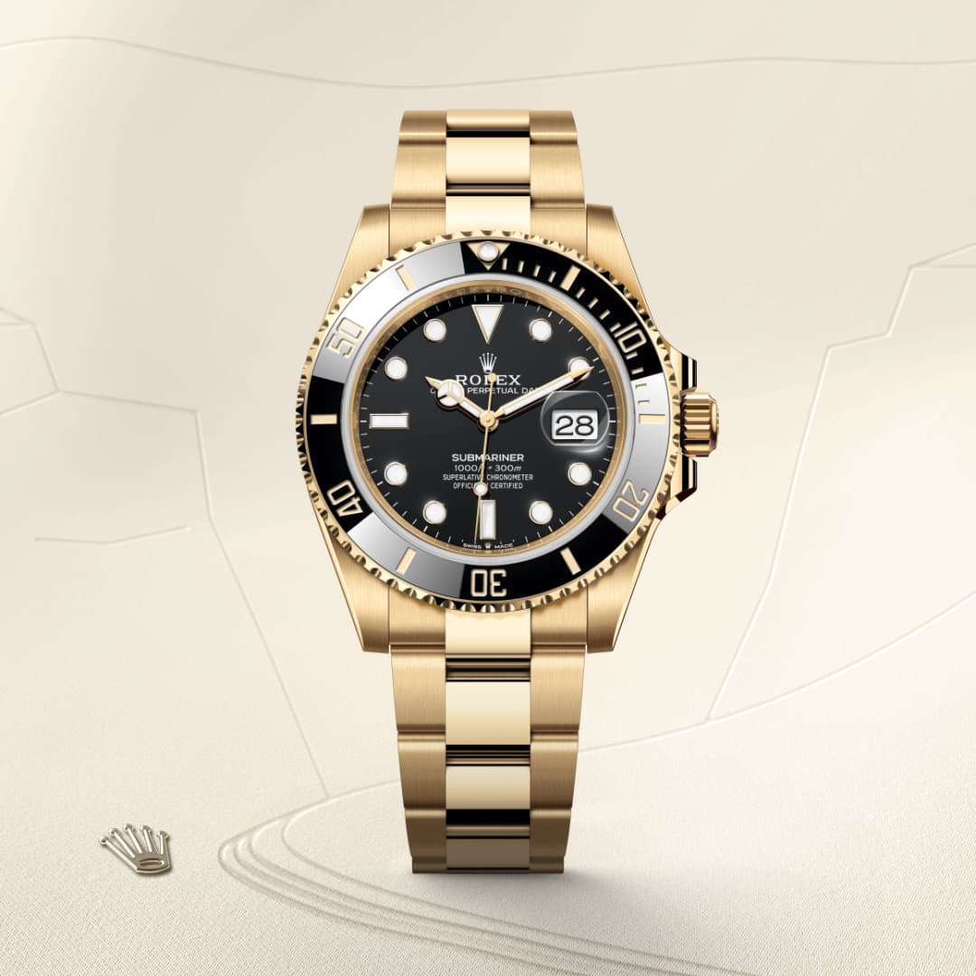 Rolex Submariner Date in 18 kt yellow gold, m126618ln-0002