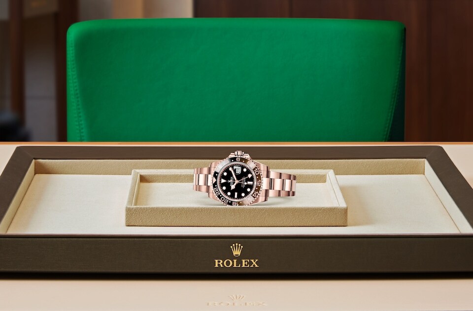 Rolex gmt master ii rose gold hot sale