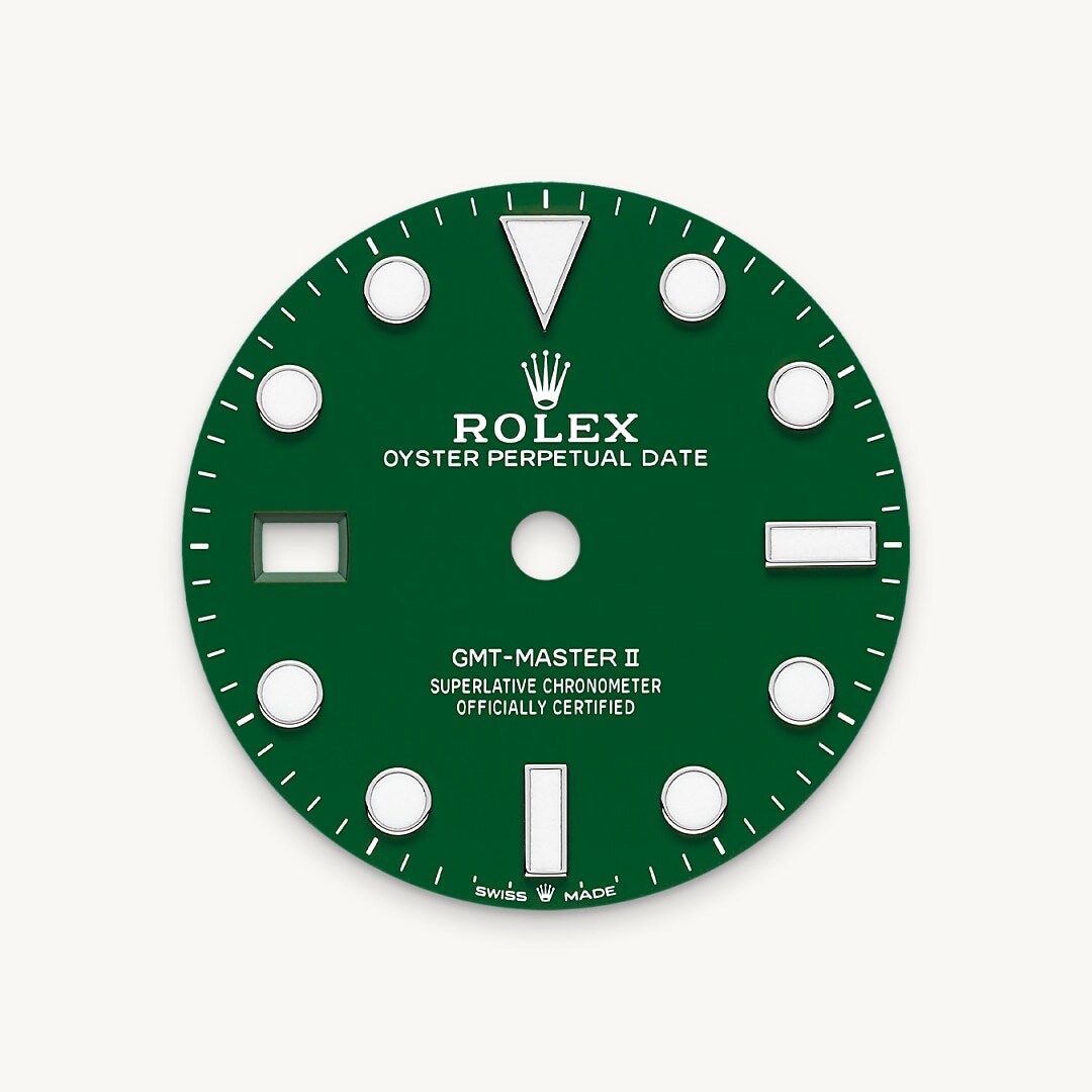 Green ceramic dial