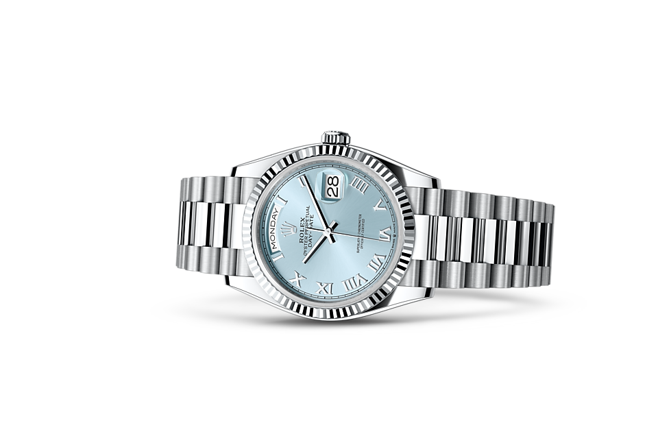 Rolex Day-Date 36 in Platinum, m128236-0008 |Wempe Jewelers