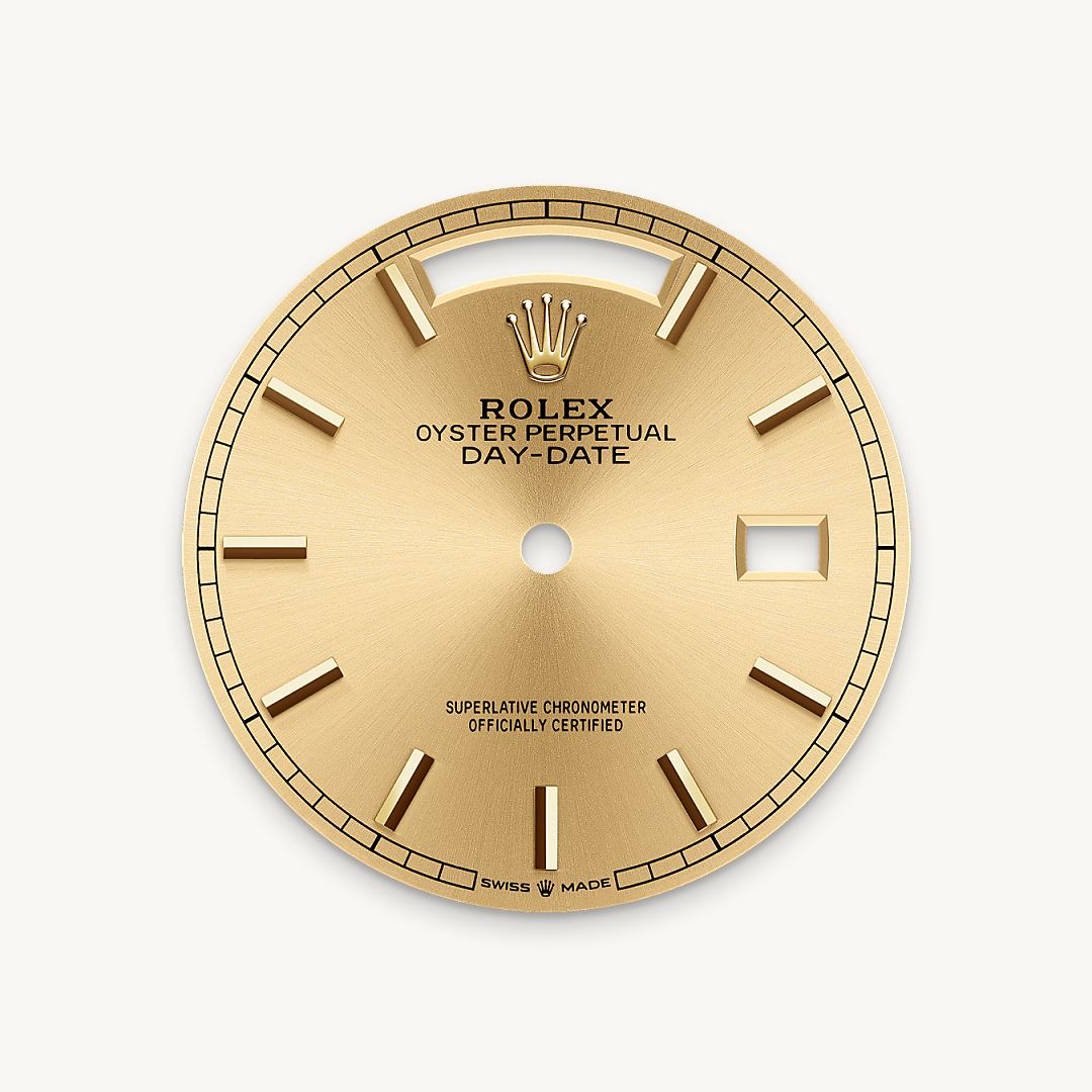 Champagne-colour dial