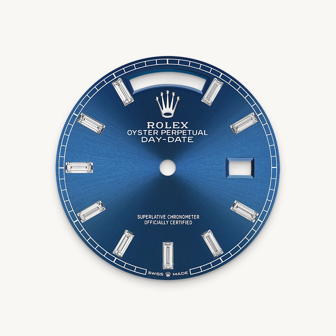 Strahlend blaues Zifferblatt