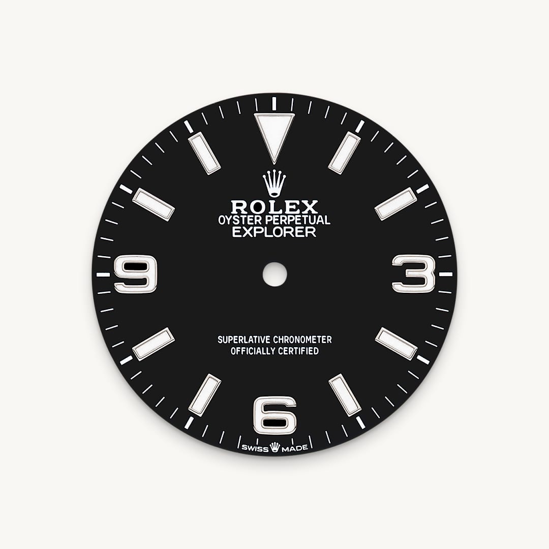 Black dial